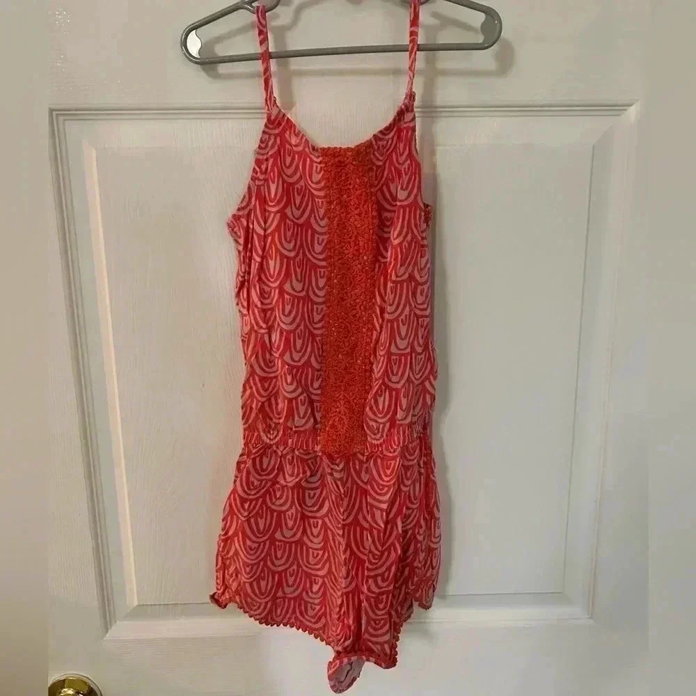 Cat & Jack Girls orange romper